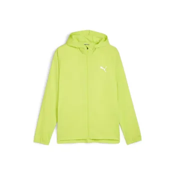 PUMA Essentiell RUN FAVORITE WOVEN HOODED JACKET Men's Green
