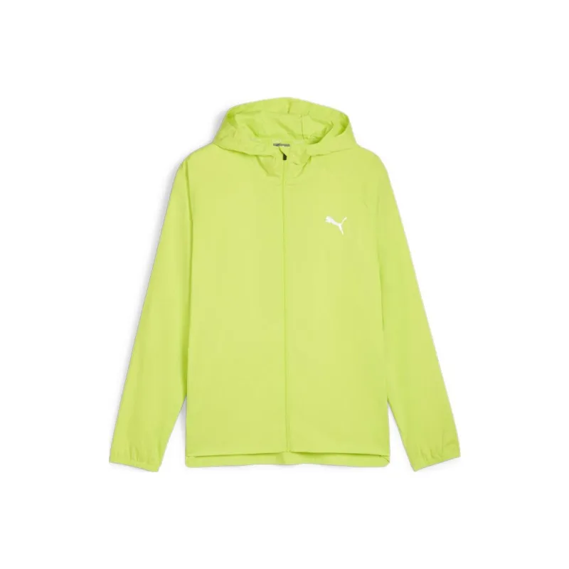 PUMA Essentiell RUN FAVORITE WOVEN HOODED JACKET Men's Green-0