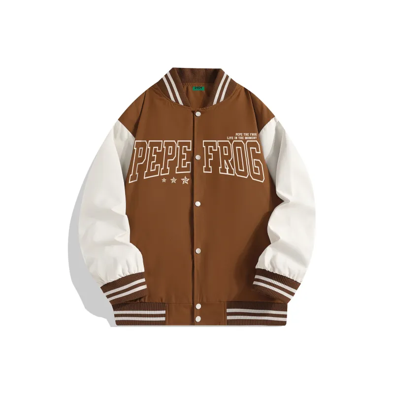 Pepe The Frog Baseball Jacket Unisex-10