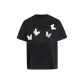 Black with White Print