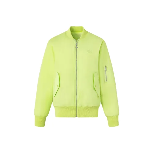 Adidas Originals BOMBER Reversible Fur Bomber Jackets Coats Men's Pulse Acid Orange Green