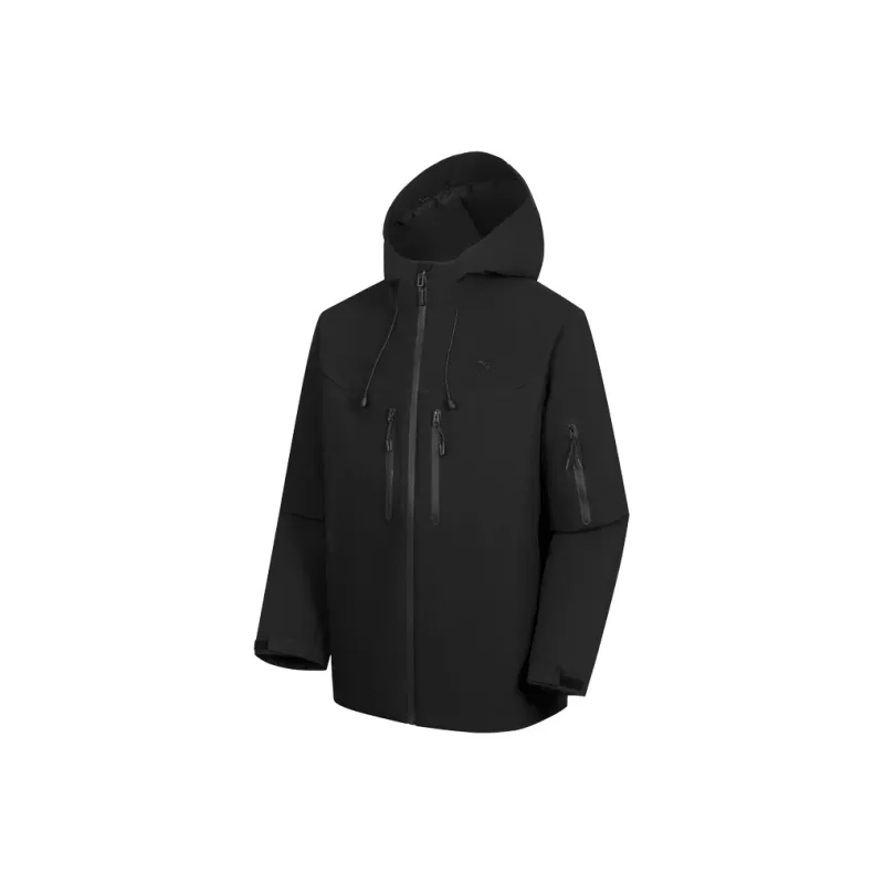 Mizuno Outdoor Hiking Waterproof And Windproof To Keep Warm Windbreaker Jacket Unisex-3