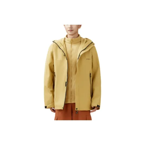 361° Keep Warm From The Wind Windbreaker Jacket Men's Soft Yellow