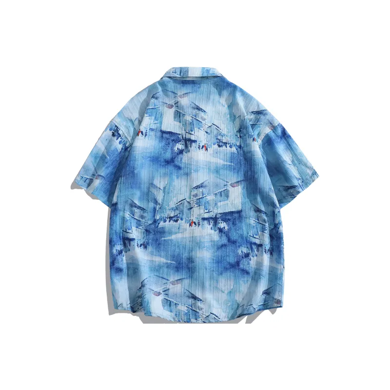 BIENKIMIIYE Shirt Unisex Hebrides Blue-1