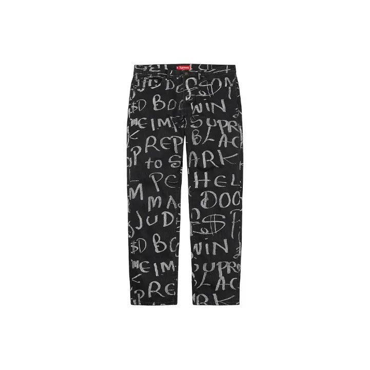 Supreme Black Ark Regular Jean-0