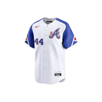 Nike Hank Aaron Atlanta Braves Cooperstown Men's Nike Dri FIT Adv Mlb Limited Jersey