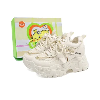 Budding Bear Abrasion Resistant Breathable Slip Resistant Low Top Chunky Sneakers Women's