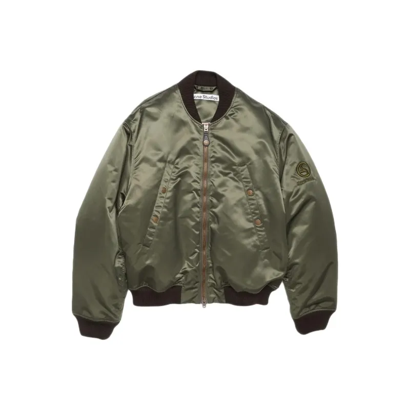 Acne Studios Down Zipped Bomber Jacket-0