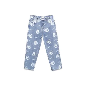 TSMLXLT Jeans Unisex Light Denim Blue
