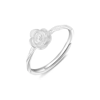 Lao Feng Xiang S999 Fine Silver Rings Women's