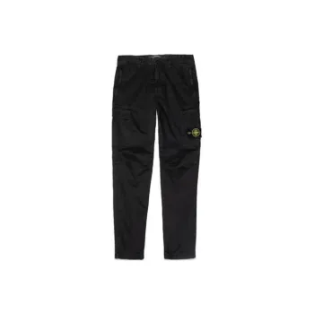 STONE ISLAND SS21 Cargo Pants Men's Black