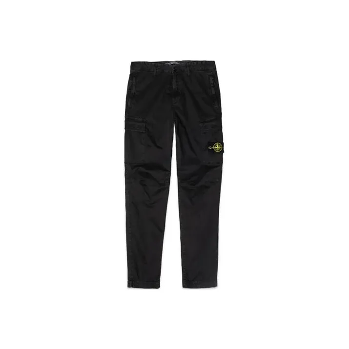 STONE ISLAND SS21 Cargo Pants Men's Black-0