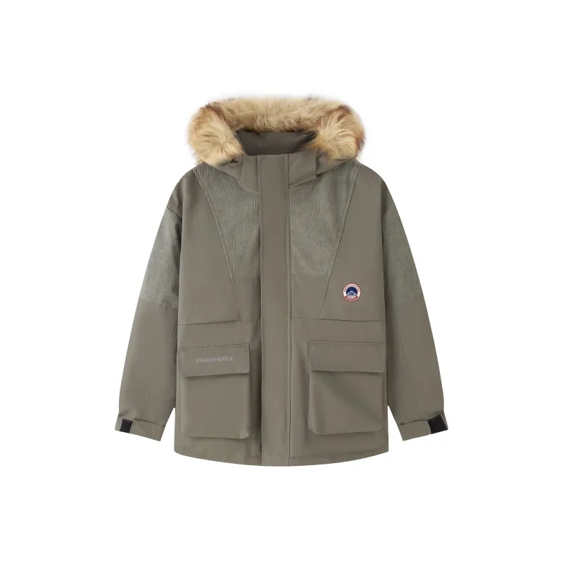 SWAMP AREA Puffer Jacket Unisex-7
