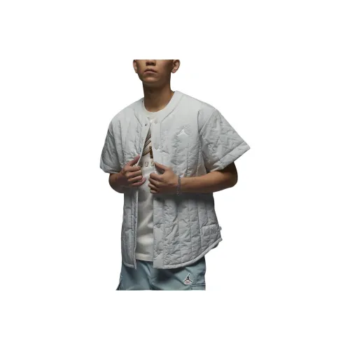 Jordan Flight Baseball Jacket Men's Silver