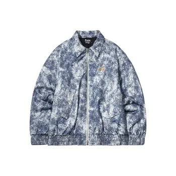 BEASTER Puffer Jacket Unisex Blue Purple