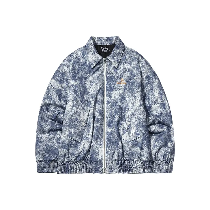 BEASTER Puffer Jacket Unisex Blue Purple-0