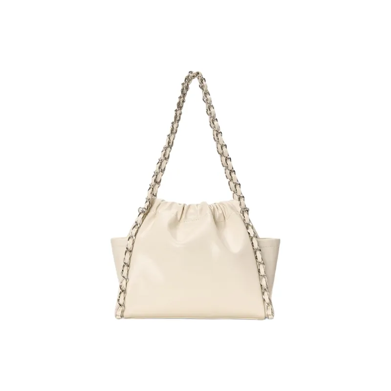 HAZZYS Split Cow Leather Hobo Bag, Crossbody Bag, Shoulder Bag Trumpets Women's Black/Red/Ivory-13