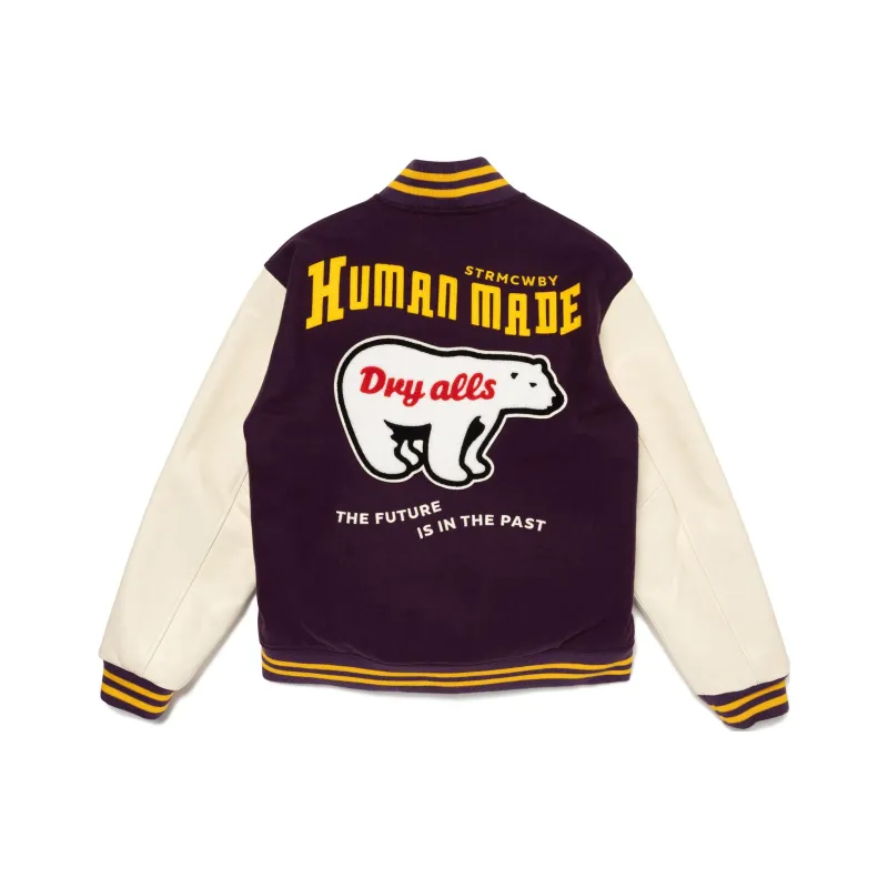 HUMAN MADE Embroidered logo Wool Jacket-0