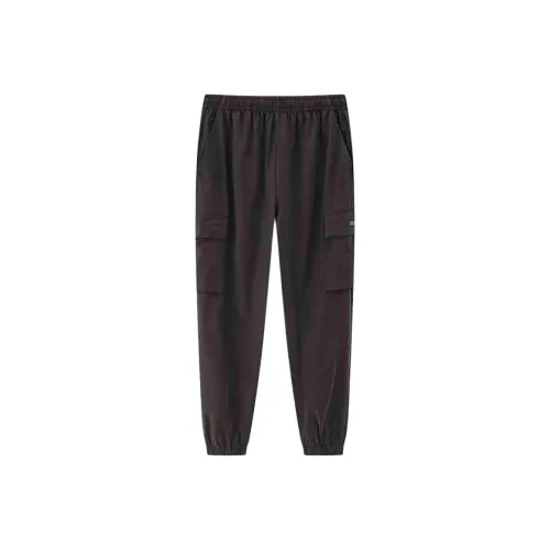 Erke Life Collection Knitted Sweatpants Men's Jet Black