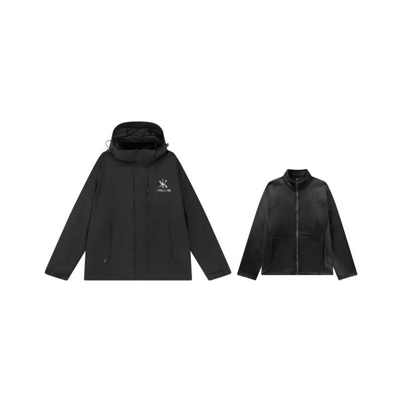 Kawasaki Water Resistant Windproof Wear Resistant Windbreaker Jacket Unisex-0