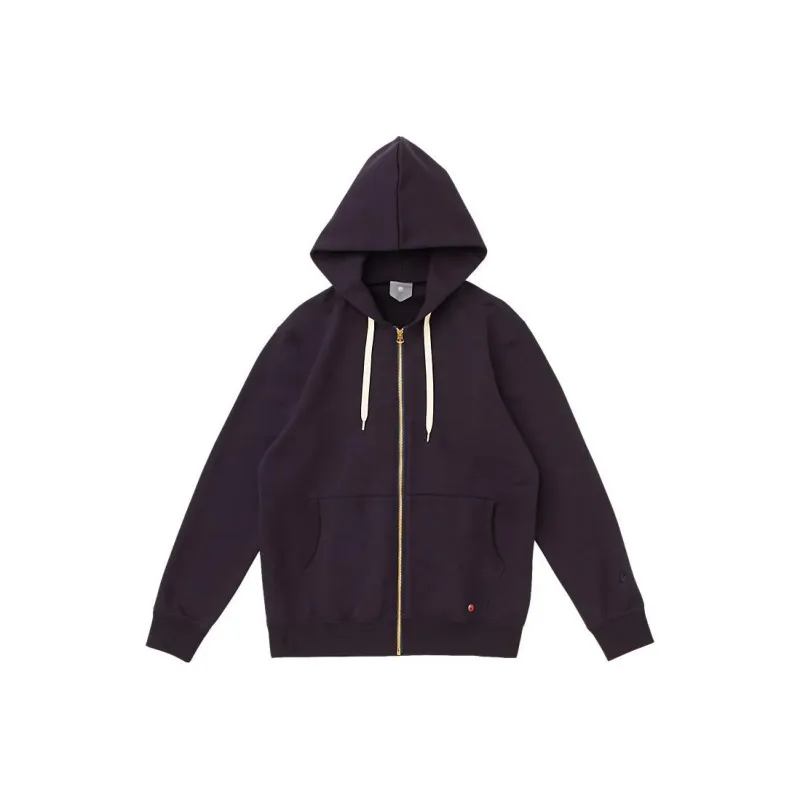 Asics Mj Knit Hoody Fz Jacket Jackets Coats Men's Dark Purple-0