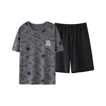 MIIOW Cool One Summer Series Pajama Set Men's Gray