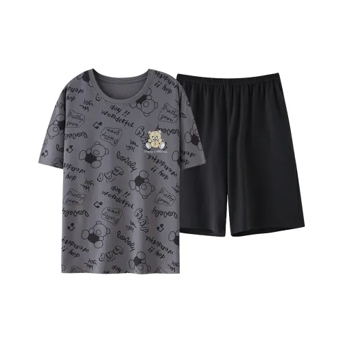 MIIOW Cool One Summer Series Pajama Set Men's Gray