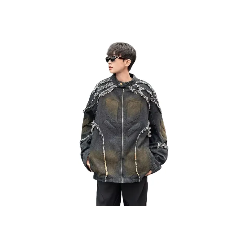 Fakeyoung Jackets Coats Unisex Blue-5