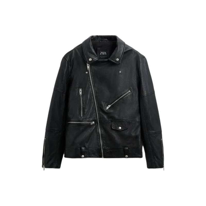 ZARA Jackets Men Black-0