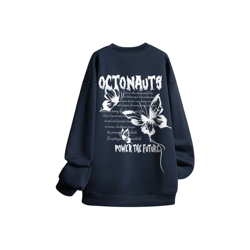 Small Columns Under The Sea Sweatshirt Unisex Light Gray-17