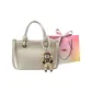 Ecru with Charm-Shopping Bag