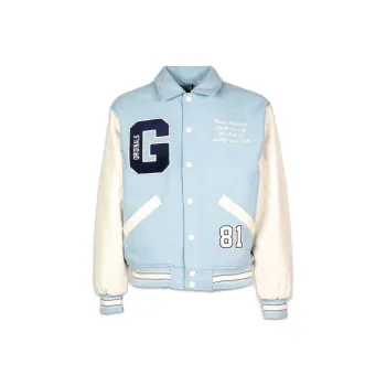 GUESS Baseball Jacket Unisex Blue