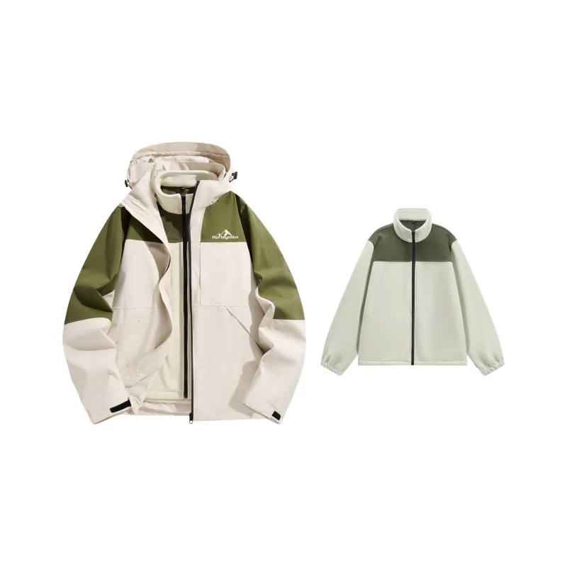 Hurley AW24 Water-Resistant Windproof Warm Water-Repellent Cold-Resistant Rainproof Windbreaker Jacket Unisex-15
