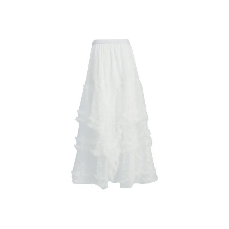 MJB Casual Long Skirt Women's White-1