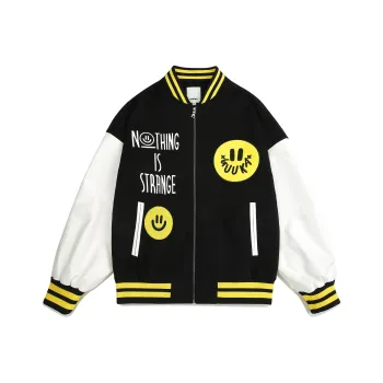 Guuka Baseball Jacket Men's Black