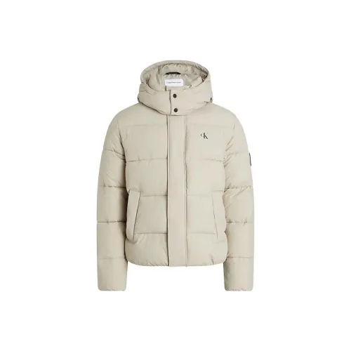 CALVIN KLEIN Puffer Jacket Men's Taupe