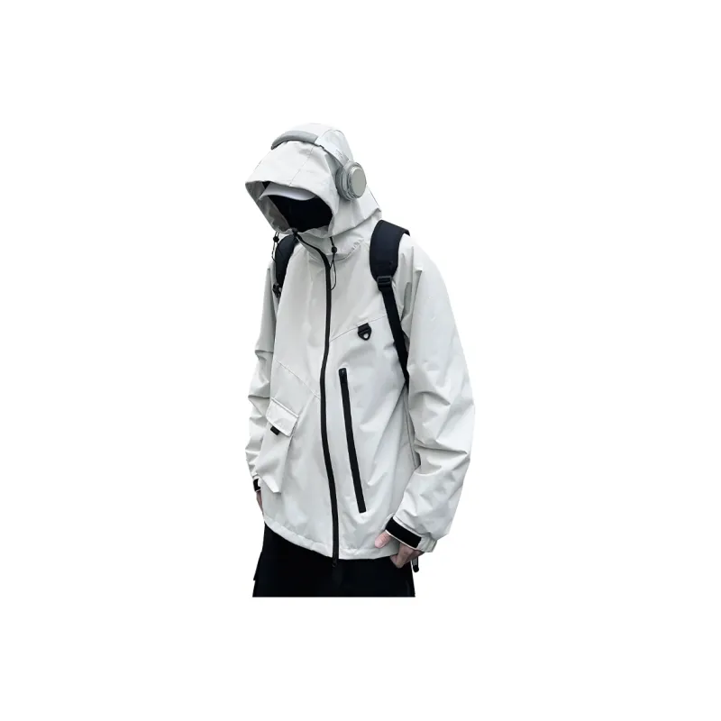 BEENTRILL Waterproof, Windproof, And Breathable Windbreaker Jacket Unisex Rosefinch Red-19