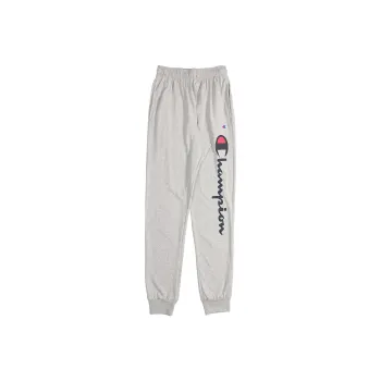 Champion Knitted Sports Pants US Version Unisex Light Gray