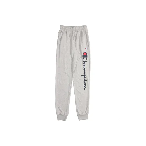Champion Knitted Sports Pants US Version Unisex Light Gray