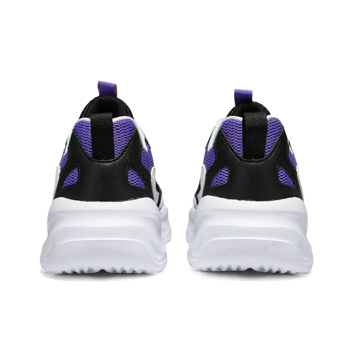 361° Abrasion Resistant, Breathable, Lightweight Low Top Casual Shoes Men's Obsidian Black 361 Degrees White-4