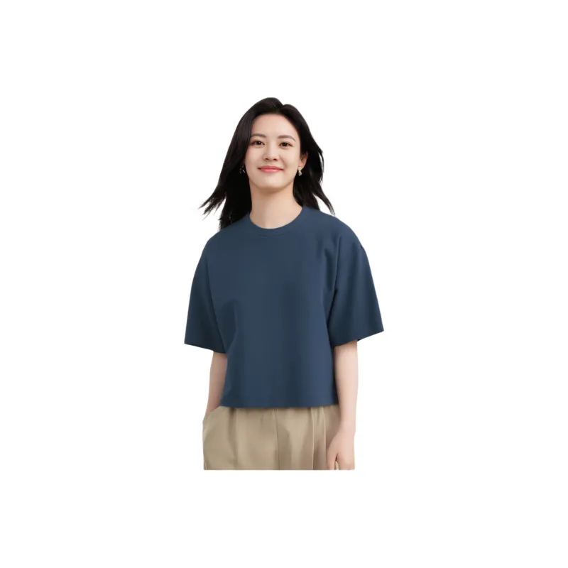 UNIQLO T Shirt Women's Dark Blue-1