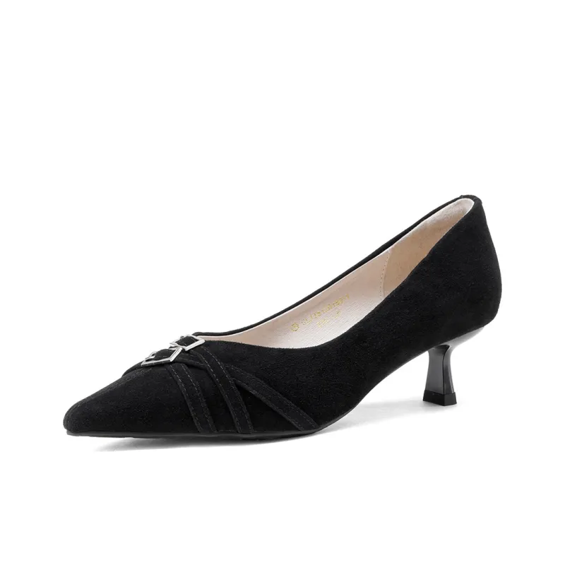 GOLDLION Slim Heel High Heels 5.2cm Women's-1