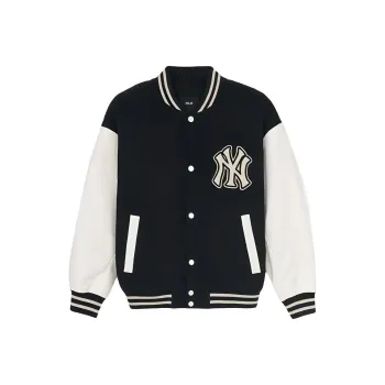MLB Baseball Jacket Unisex Black