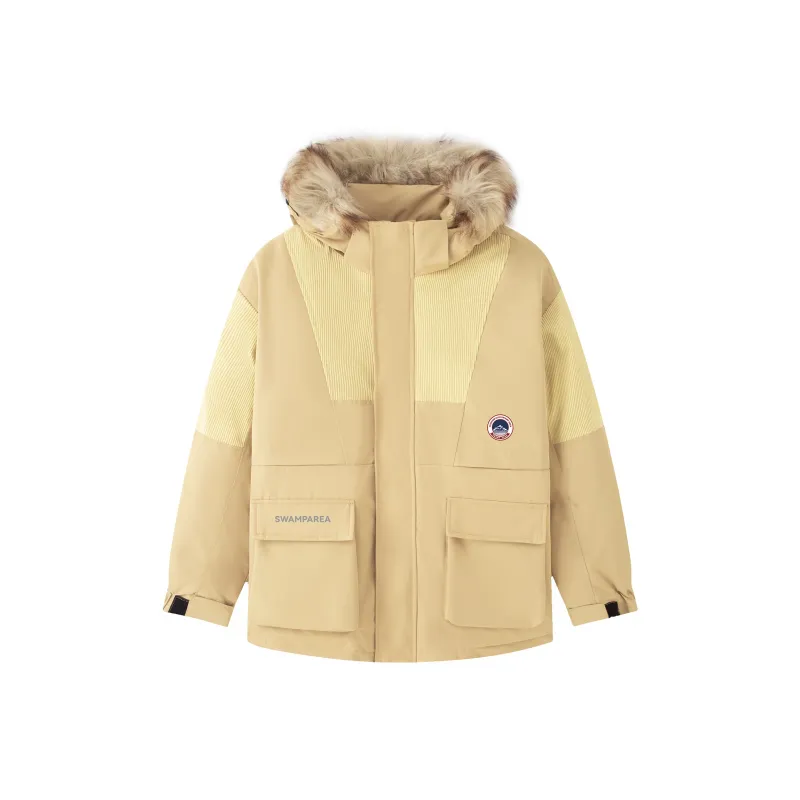 SWAMP AREA Puffer Jacket Unisex-3