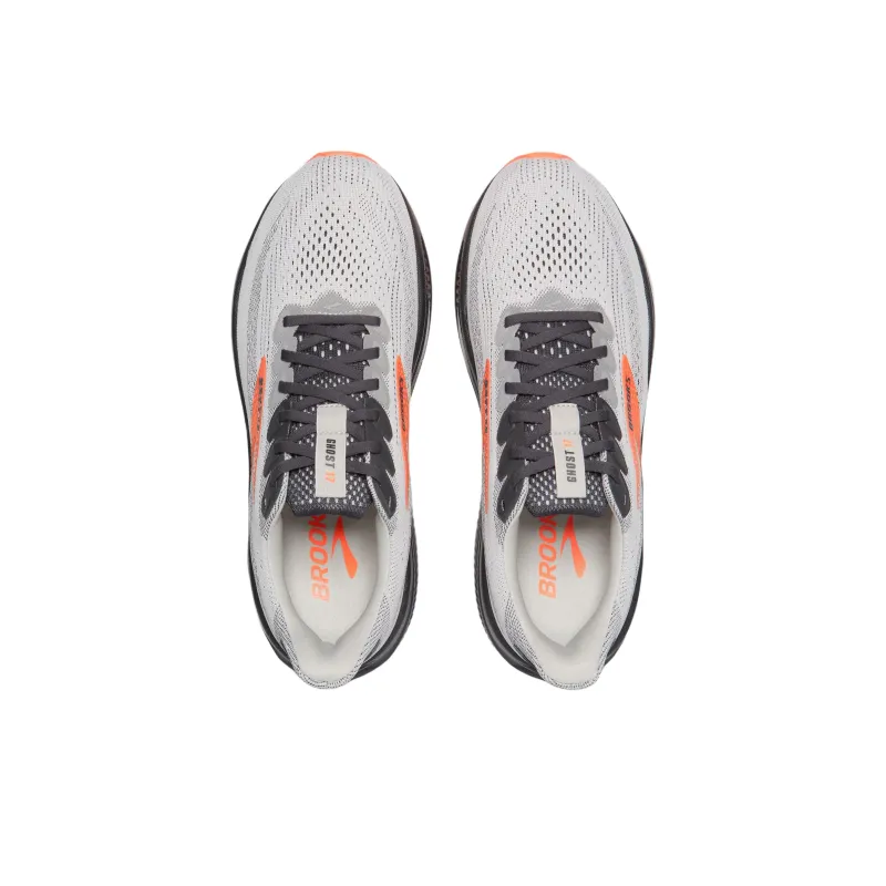 Brooks Anti Slip Wear Resistant Low Top Casual Running Shoes Men's Gray-3