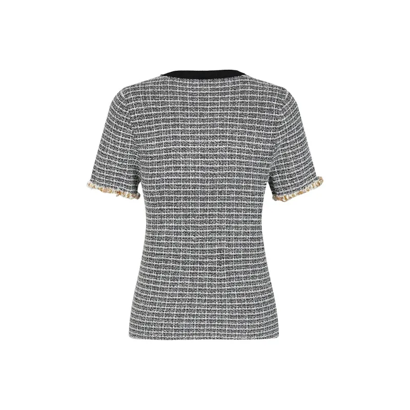 JZ. ANNAKRO Knitwear Women's Floral Black-1