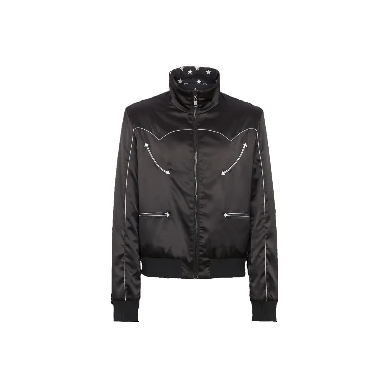 BALMAIN Stars Reversible Bomber Jacket-0