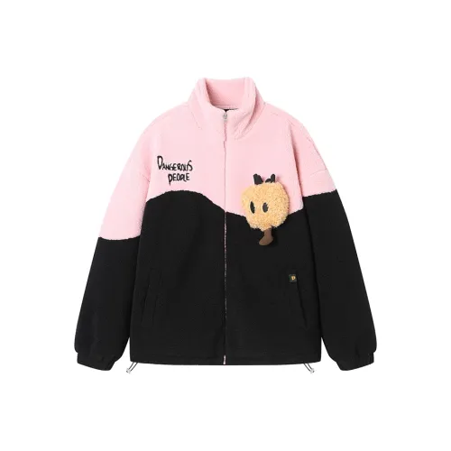 DANGEROUSPEOPLE Faux Lambswool Coat Unisex