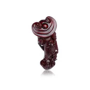 Moon Seal Hundred Rivers Rosewood Precious Wood Collectibles Unisex