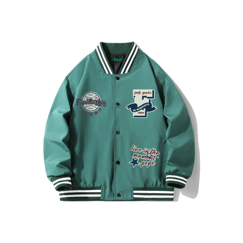Pepe The Frog Baseball Jacket Unisex-3